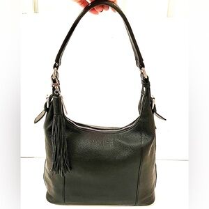 Atelier Noir by Rudsak Black Pebbled Leather Hobo Shoulder Bag - NWOT